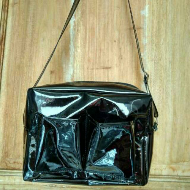 Tas transparan selempang tas Wanita tas pria Shopee