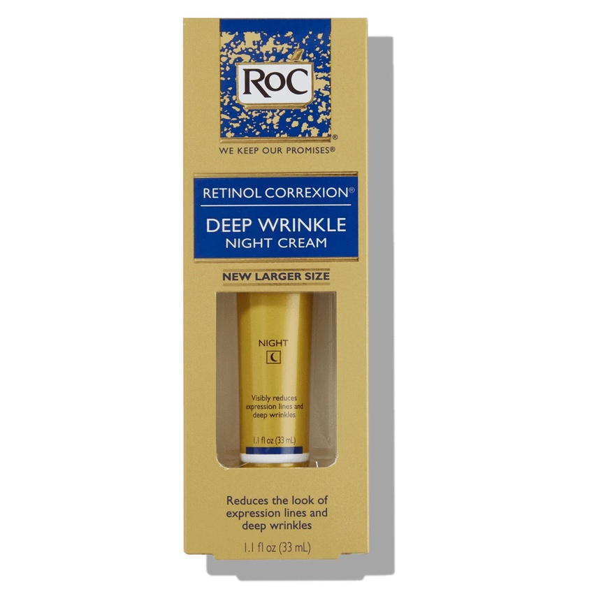 Jual Roc Retinol Correxion Deep Wrinkle Night Cream 30Ml Anti Aging | Shopee Indonesia