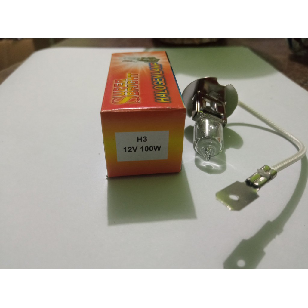 Jual Bohlam Lampu H3 12V 100W Indonesia|Shopee Indonesia