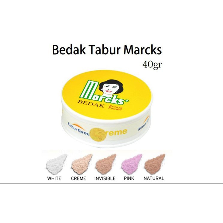 MARCKS BEDAK BEAUTY POWDER 40 G Shopee Indonesia