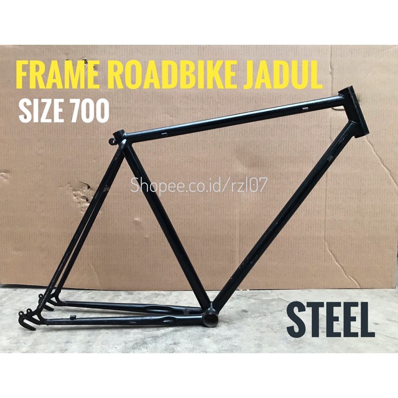 Jual Frame Roadbike Jadul Size 700 Besi Sepeda Balap Hybrid | Shopee Indonesia