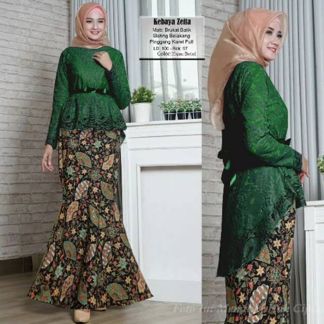 Kebaya Hijau Botol Cocok Dengan Jilbab Warna Apa Pintar Mencocokan