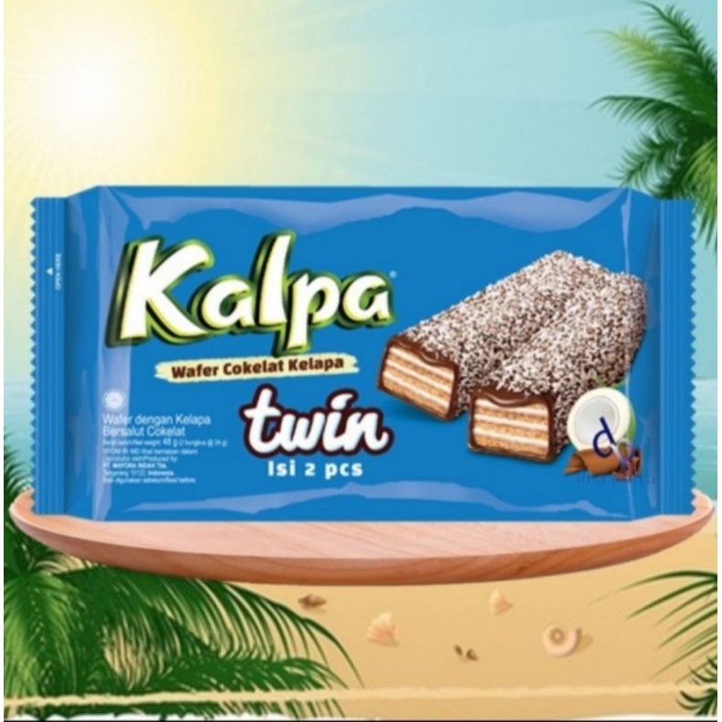 Jual Kalpa Wafer Coklat Kelapa Twin Isi 2 | Shopee Indonesia