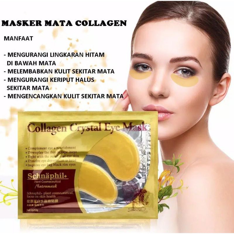 Jual Collagen Gold Crystal Eye Mask (Masker Mata Emas) Shopee Indonesia