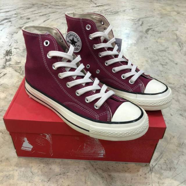 Converse 70s Burgundy & Green Shopee Indonesia