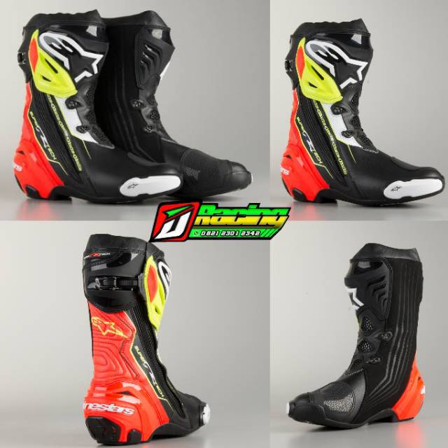 Jual Sepatu Boots Alpinestar Balap Motor Roadrace Touring Alpinestars Supertech R Original Murah | Shopee Indonesia