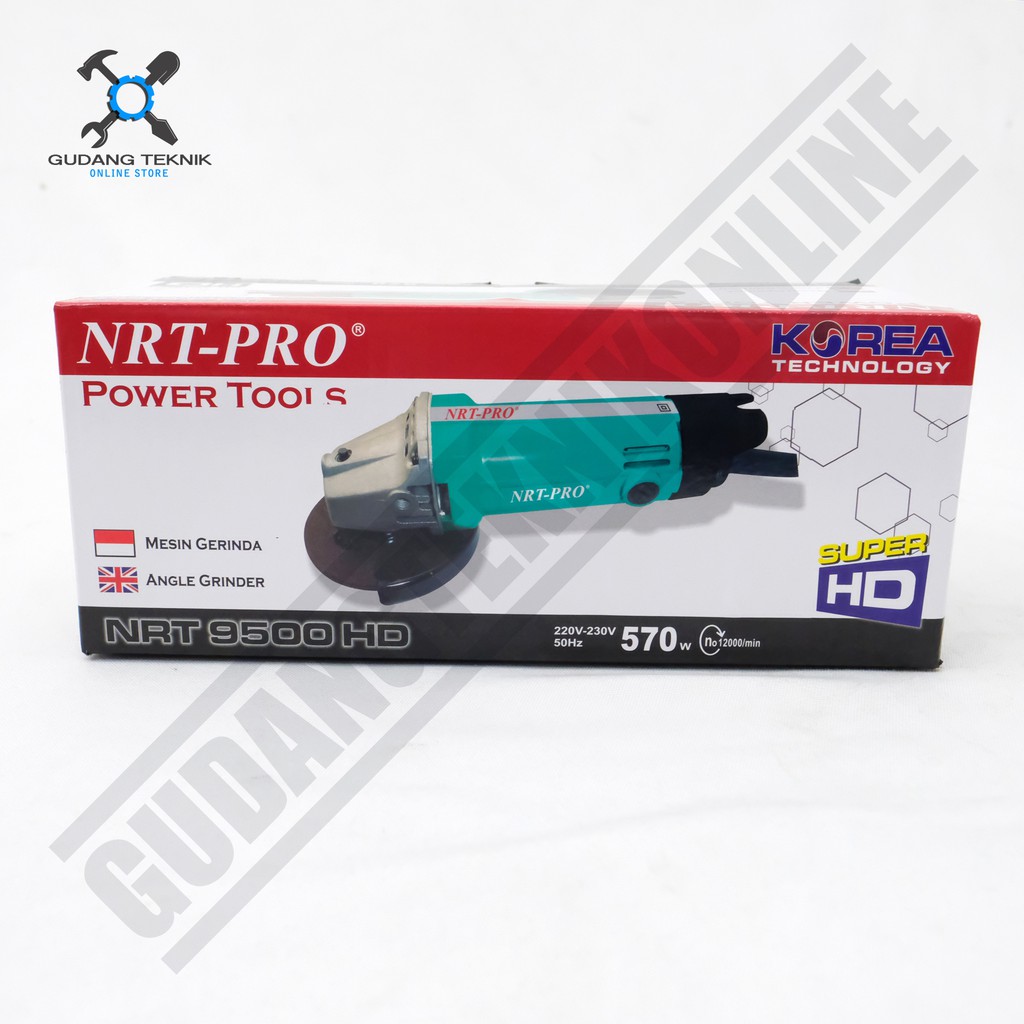 Mesin Gerinda NRT PRO 9500 HD / Gerinda Tangan NRT PRO 9500HD Shopee Indonesia