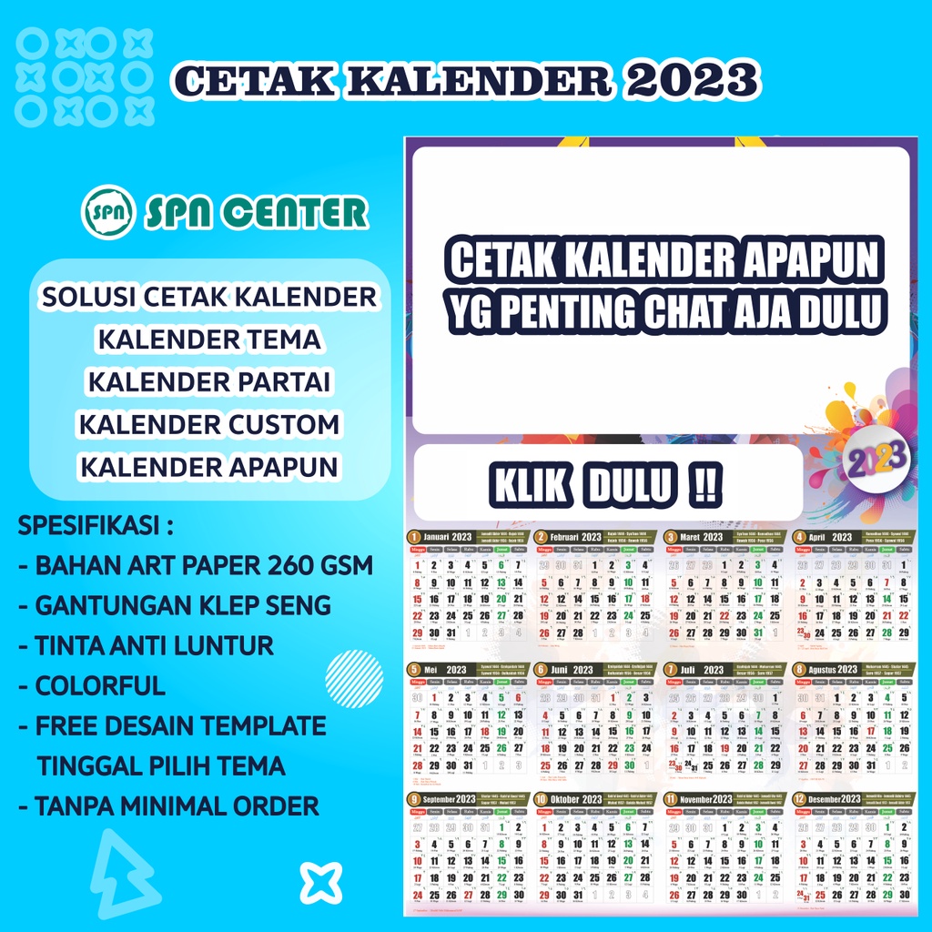 29 mei 2023 Jual Spn Center - Kalender Custom 2023 Foto Aesthetic Dinding Premium Murah Terlaris Indonesia|Shopee Indonesia