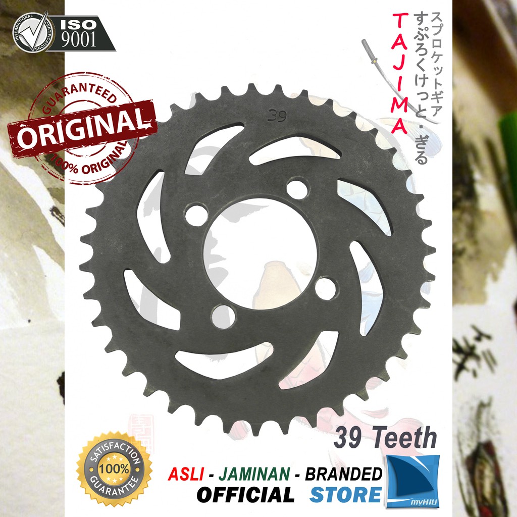 Jual Gigi Tarik 28T 39T KAWASAKI Kaze / R / R New Gir Belakang Rear