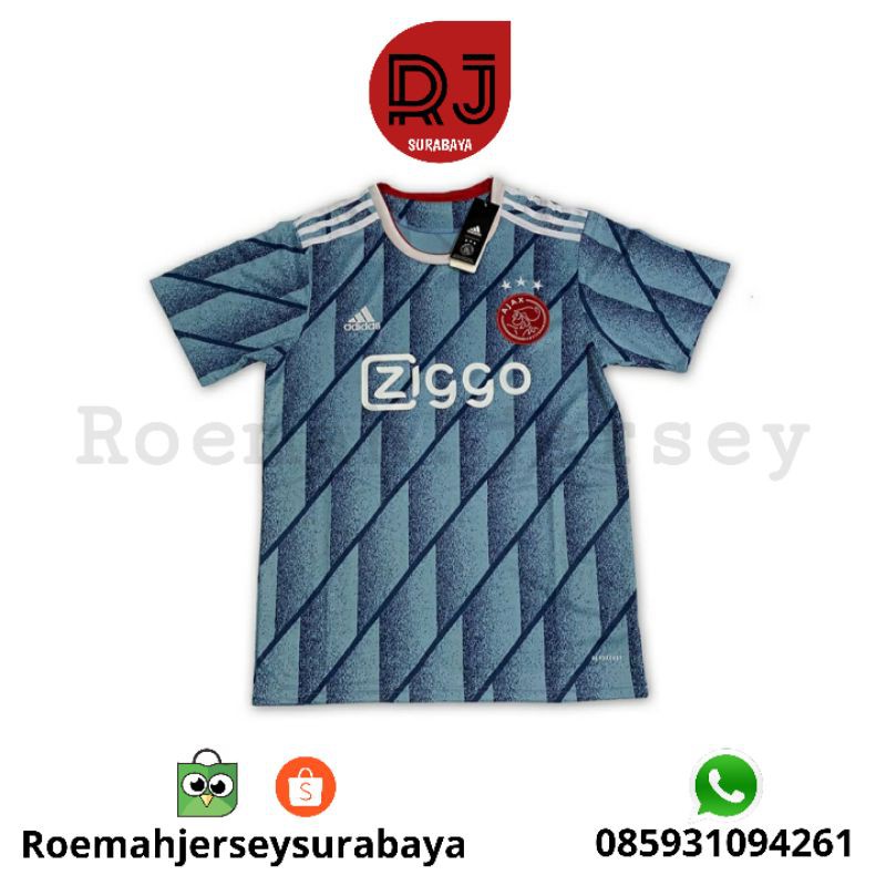 Jual Jersey Grade Ori Ajax Away 2020/2021 | Shopee Indonesia