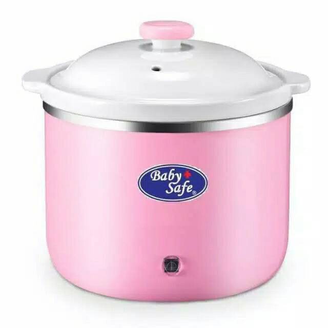 Jual Baby Safe Slow cooker PINK lb009 babysafe Slowcooker dengan lampu