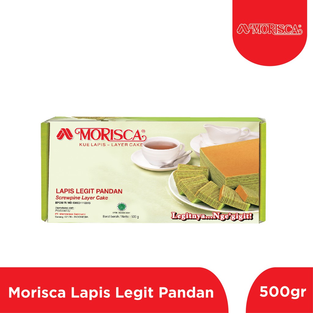 Morisca Lapis Legit Pandan 500gr Shopee Indonesia