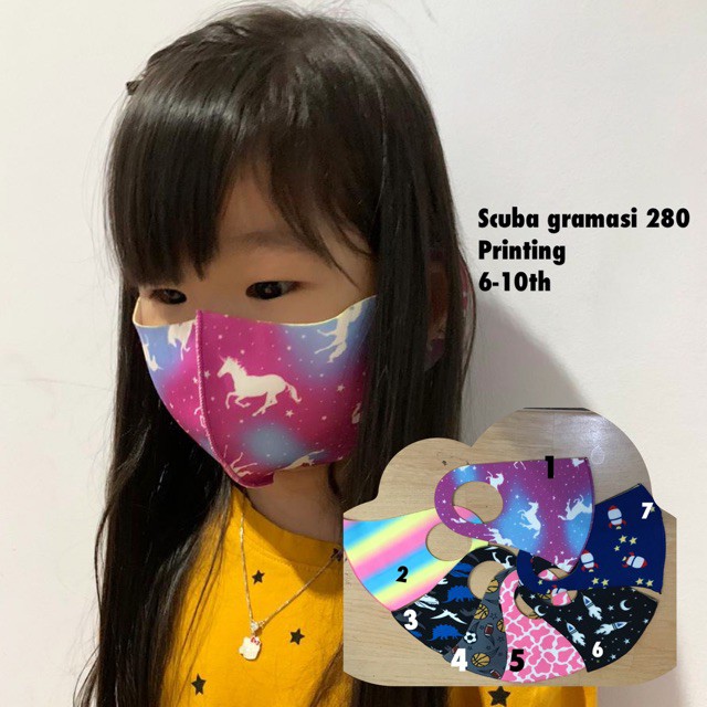 MASKER SCUBA TEBAL MOTIF KARAKTER LUCU ANAK 610th Shopee Indonesia