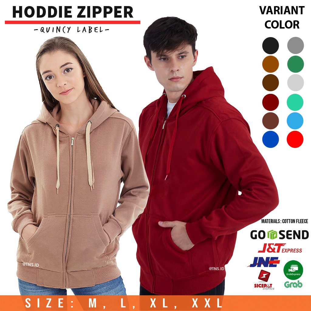 SWEATERPOLOS JAKET HOODIE ZIPPER SIZE M XXL ( PRIA