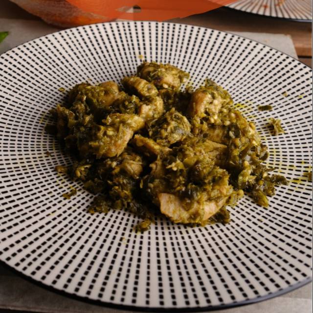 Ayam Cabe Ijo Cabai Hijau batoe.oelek masakan rumahan