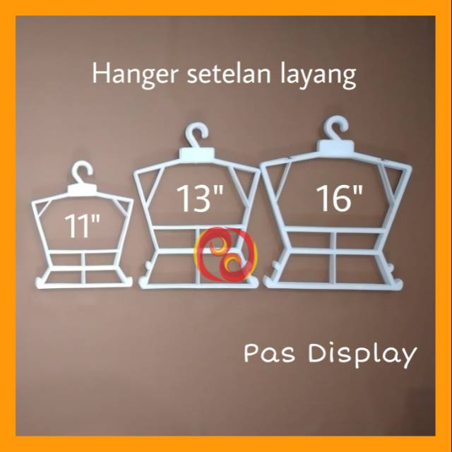 Hanger setelan layang anak/tanggung/dewasa putih Shopee Indonesia