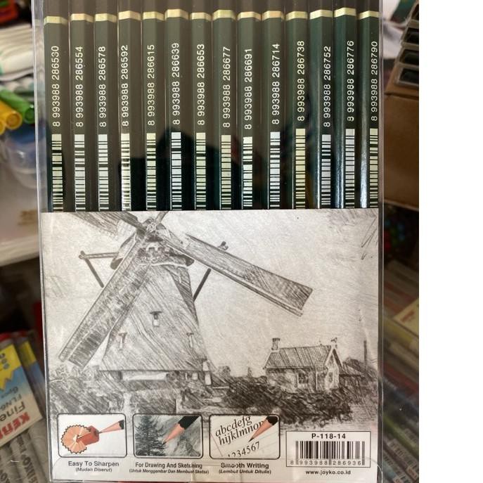 Jual Big Sale!! Kode-234 Drawing Sketch Pencil / Pensil Gambar Sketsa Set  Lengkap P-118-14 P 118 14 Isi 1 Indonesia|Shopee Indonesia