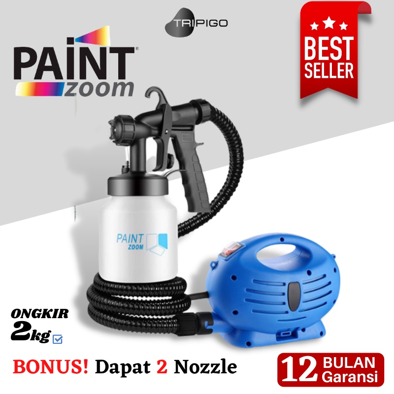 Jual Paint Zoom Spray Gun Kompresor Mini Airbrush Alat Cat Semprot Listrik Murah Indonesia