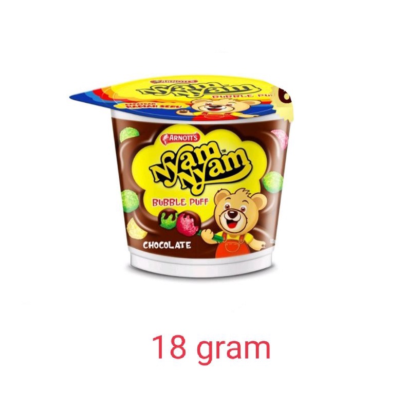 Jual Nyam Nyam Bubble Coklat 18 Gr | Shopee Indonesia