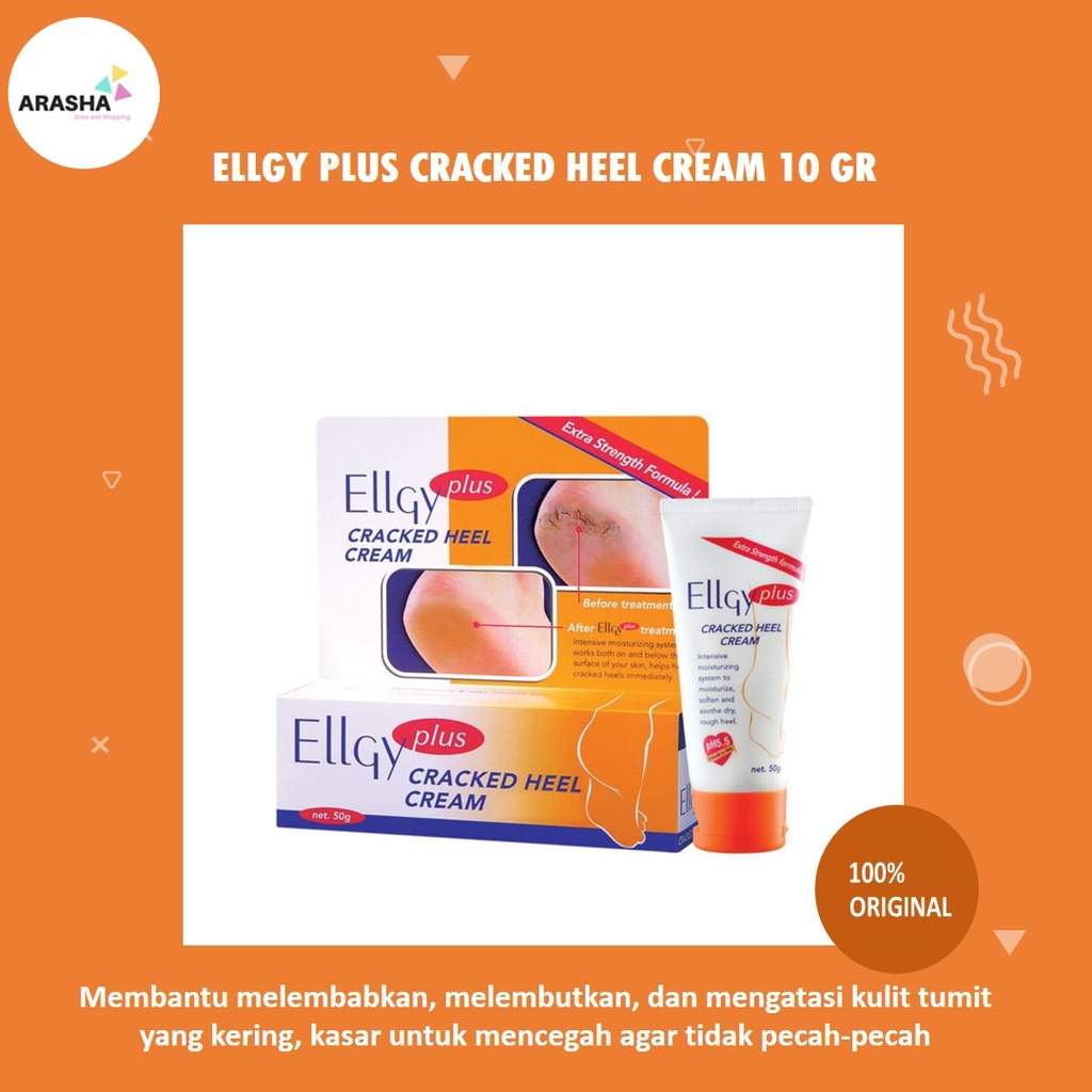 Jual ELLGY PLUS CRACKED HEEL CREAM 10 GR Tumit Pecah Pecah, Tumit