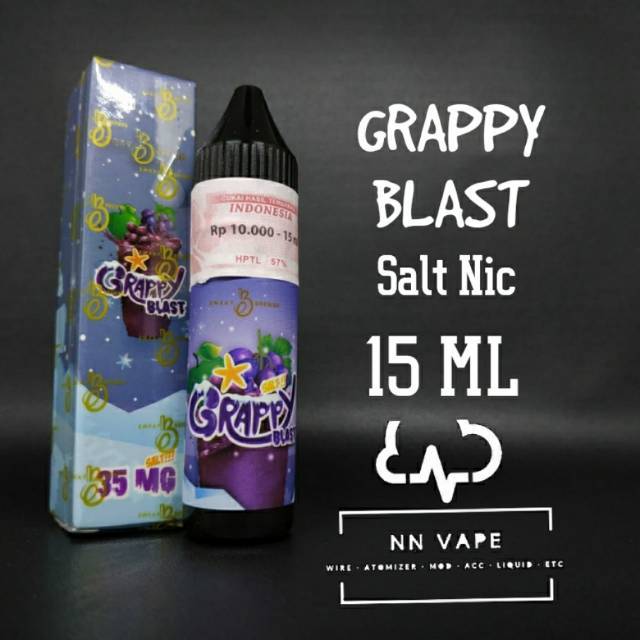 Liquid Grappy Salt Nic 15ml 35mg Shopee Indonesia