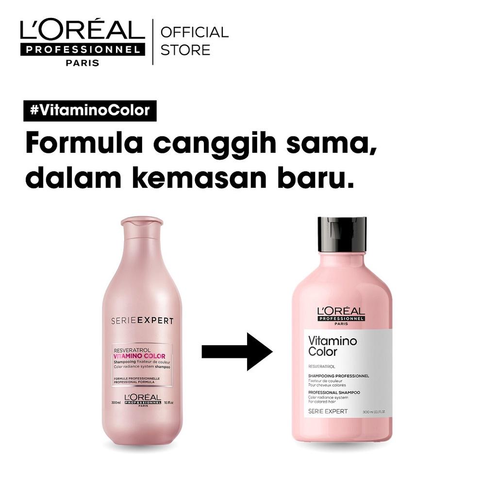 Jual L'oreal Professionnel Serie Expert Vitamino Color Shampoo 300 Ml | Shopee Indonesia