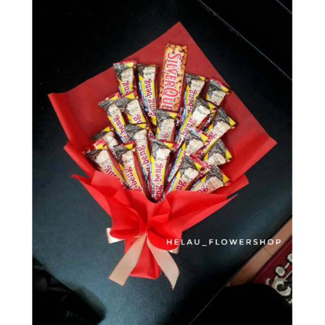 Jual Buket Snack Beng Beng Dan Silver Queen / Buket Coklat | Shopee Indonesia