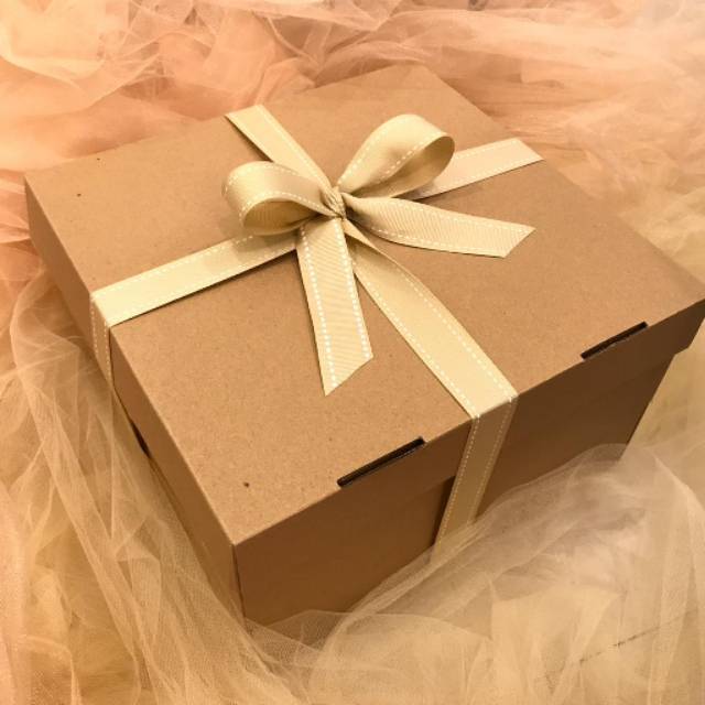 Cake Box 25x25x16 Kue Ultah Tart Packaging Tas Asesoris Kardus Kemasan