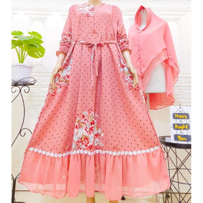 Gamis Hijab Monalisa Shopee Indonesia