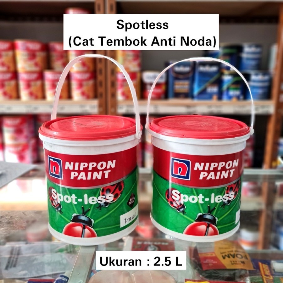 Jual SPOTLESS NIPPON PAINT 2.5 L / CAT TEMBOK / CAT AIR / CAT ANTI NODA