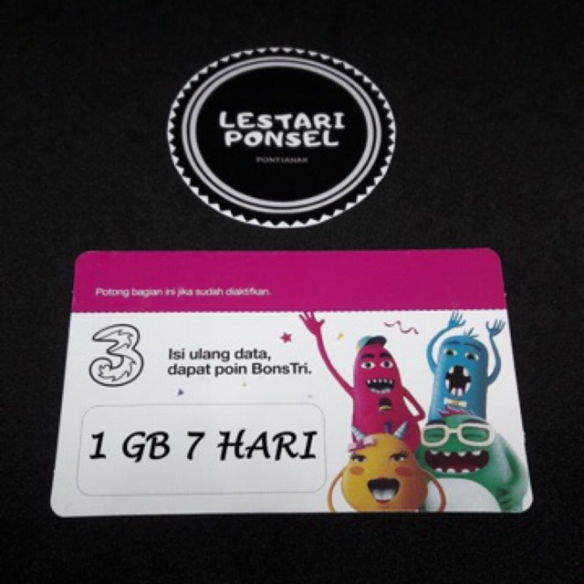 Voucher Tri 1GB 7 Hari Shopee Indonesia