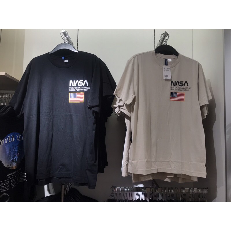 Kaos Nasa H&M Shopee Indonesia