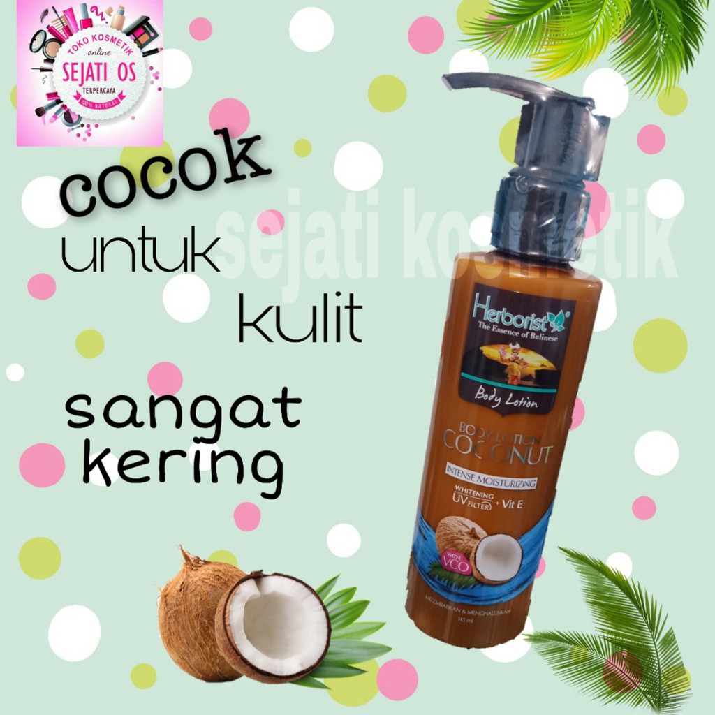 Herborist Hand Body Lotion Coconut untuk kulit kering Shopee Indonesia