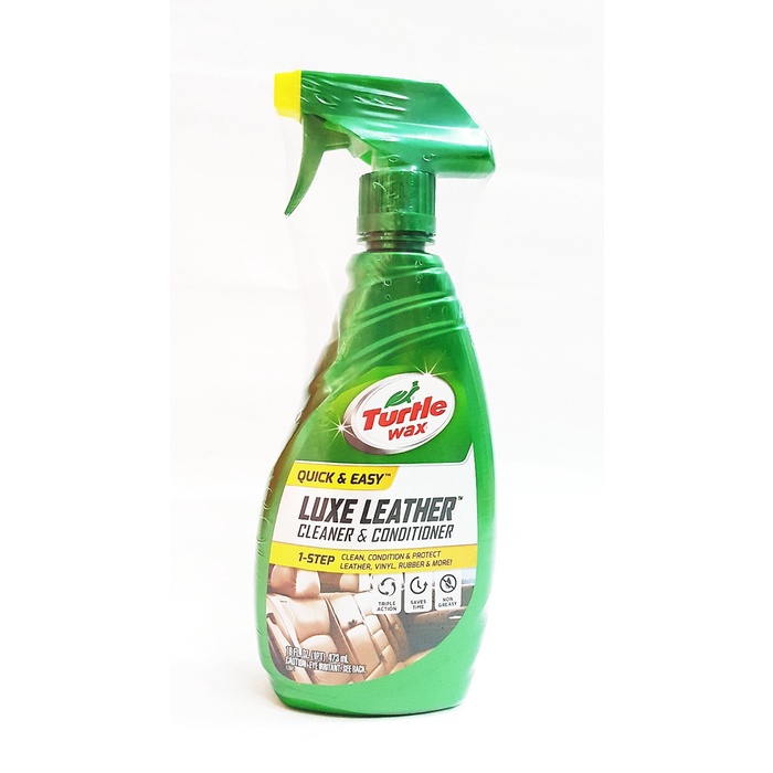 Jual Turtle Wax Quick Easy LUXE LEATHER Cleaner Conditioner Shopee