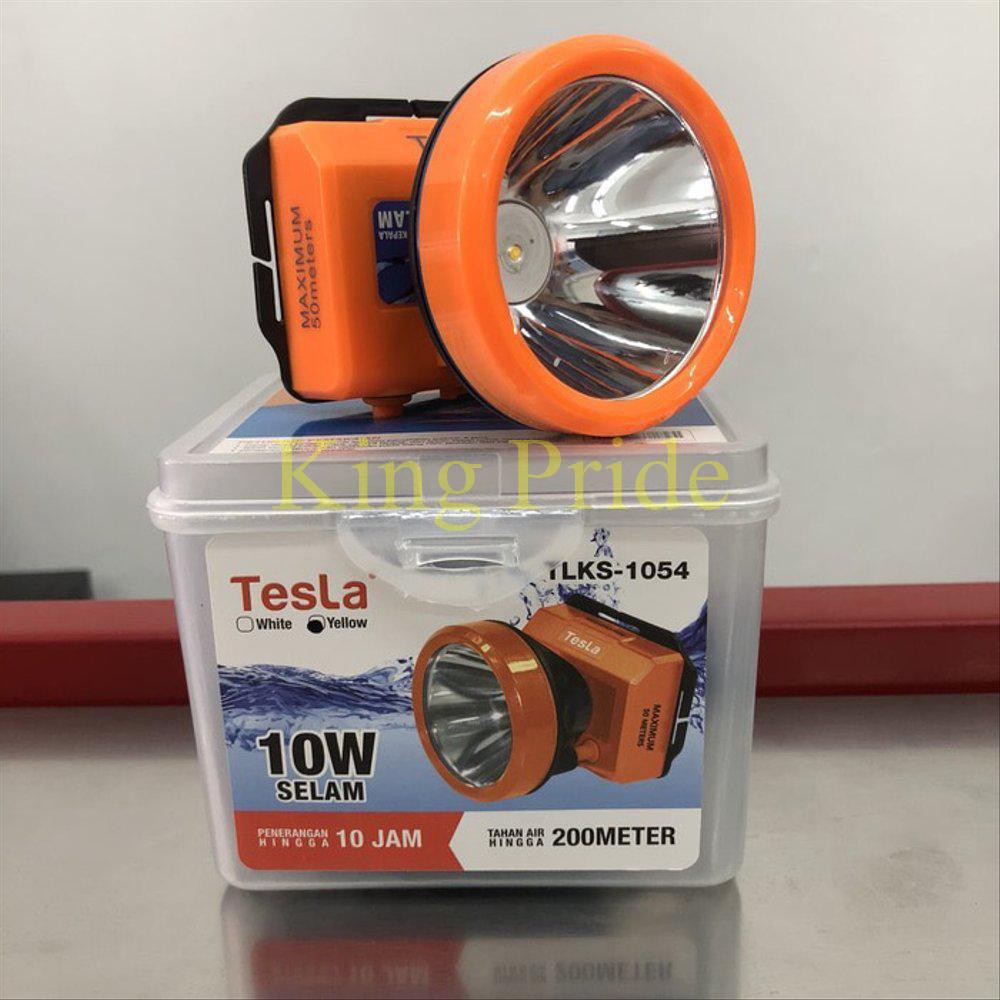 Senter Kepala Selam 10Watt Tesla Headlamp Diving 10Watt