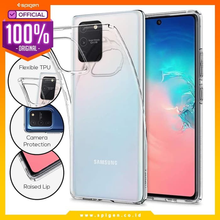 Jual Sp.180 Case Samsung Galaxy S10 Lite Spigen Liquid Crystal Clear Slim | Shopee Indonesia