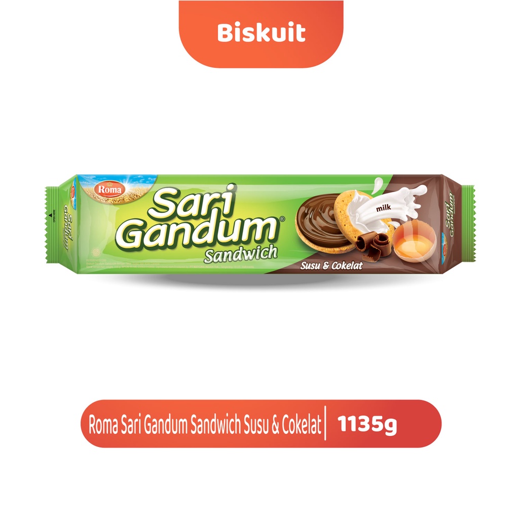 Jual Roma Sari Gandum Coklat 115 Gr | Shopee Indonesia