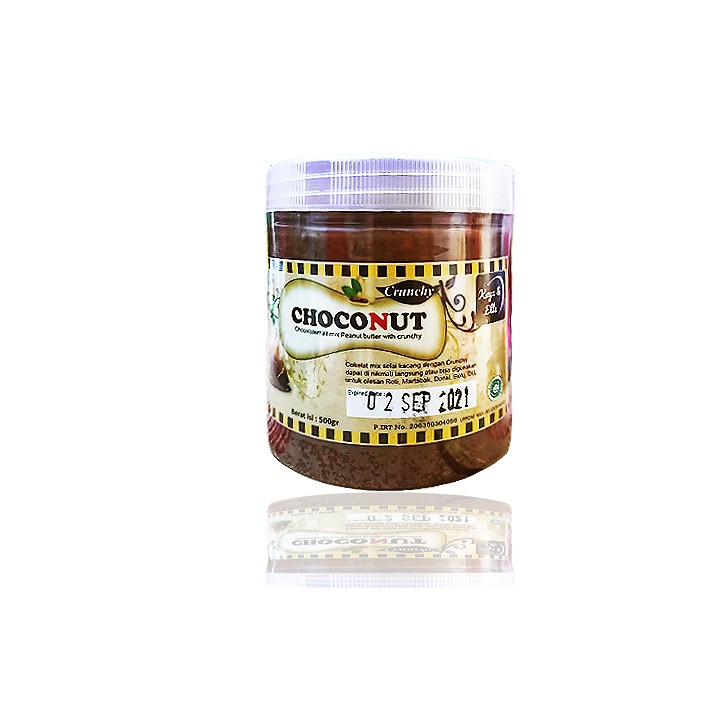 Selai Kacang Cokelat crunchy 500gr Keyz and elle (Choconut Crunchy