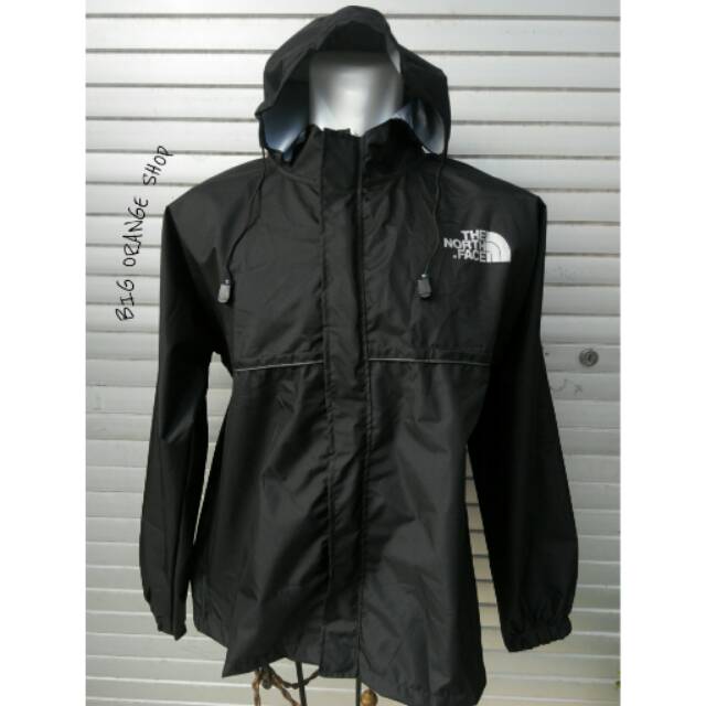 Jual Raincoat Jas Hujan Murah The North Face Full Black Edition Mantel Setelan | Shopee Indonesia