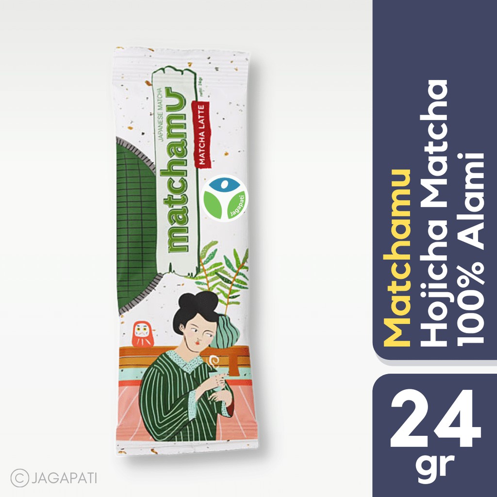 Matchamu Matcha Latte Sachet 24 gr Minuman Instant Sehat Jagapati