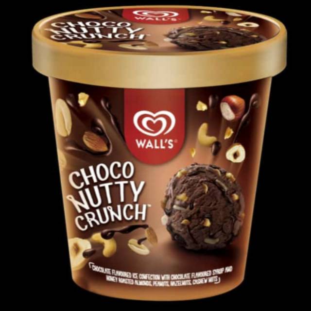 Jual Ice Cream Walls Choco Nutty/ Es Krim Coklat Enak 410Ml/ Ice Cream Coklat Kacang Mede Almond | Shopee Indonesia
