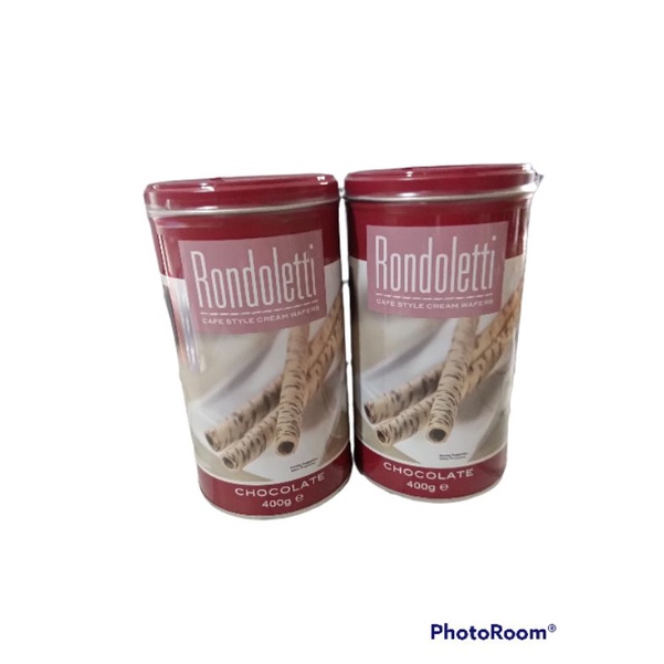 Jual rondoletti wafer roll cookies and cream cappucino chocolate