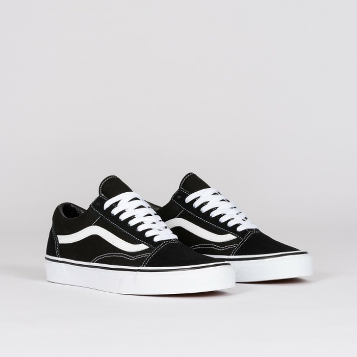 Jual Diskon Spesial Vans Classic Old Skool Black White Original Terlaris | Shopee Indonesia