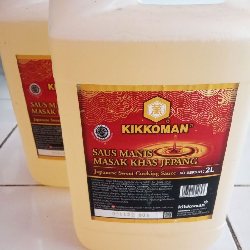 Jual Kikkoman Mirin 2L Cuka Sushi Bumbu Sushi Jepang (HALAL) Shopee