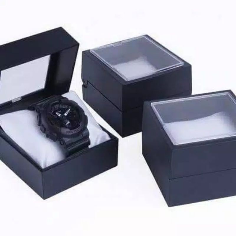 Jual TERBARU box jam tangan Kotak jam tangan MIKA TRANSPARAN KOTAK Shopee Indonesia