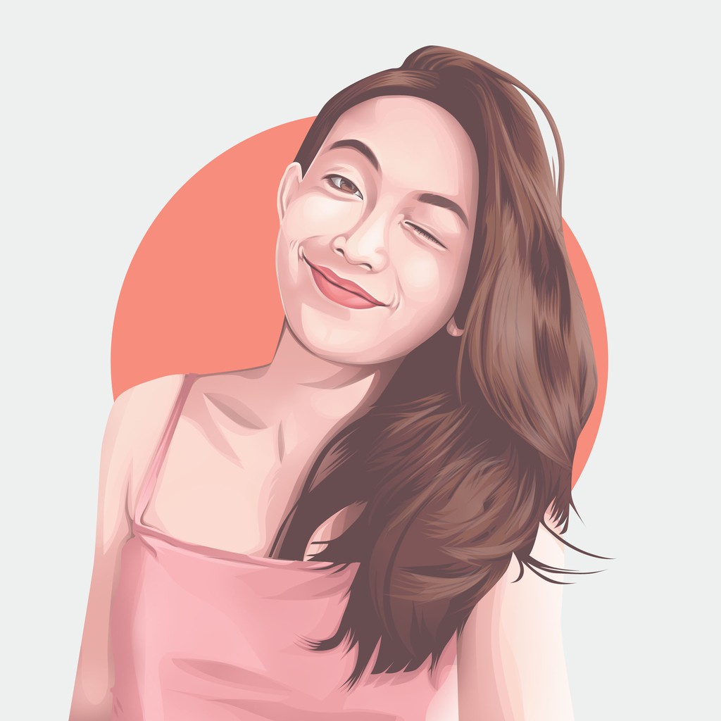 Gambar Vector Wajah - Satu Trik