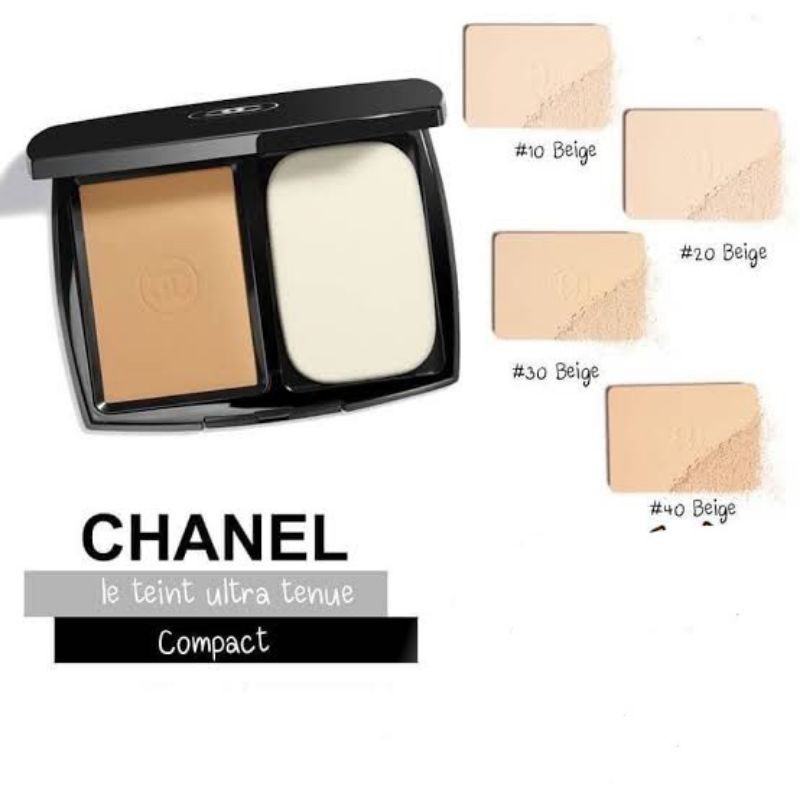 Jual Chanel Le Teint Ultra Tenue Ultrawear Flawless Compact Foundation | Shopee Indonesia