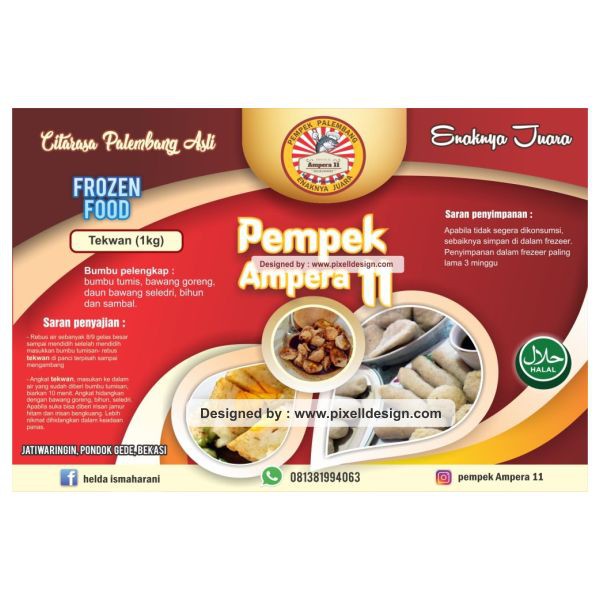 Jasa Desain LABEL KEMASAN PRODUK Modern Shopee Indonesia