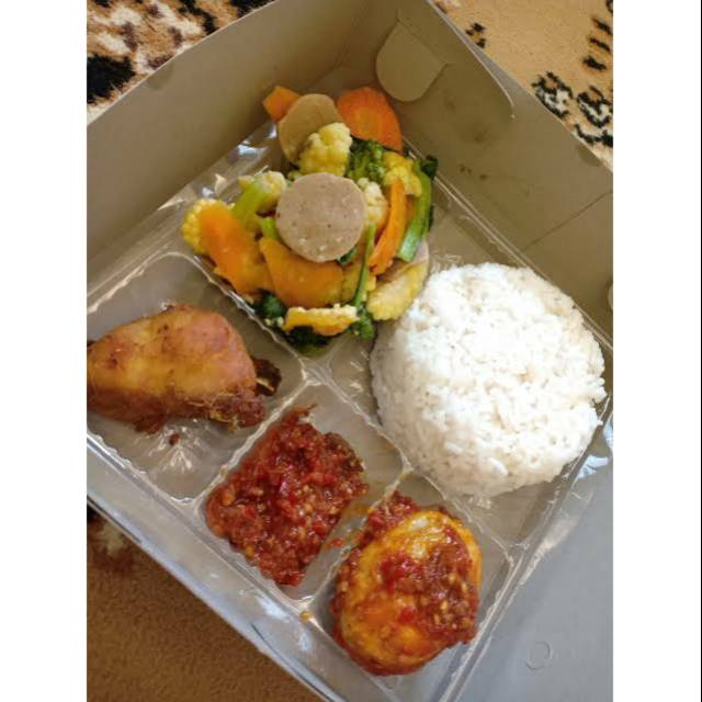 Nasi Kotak Box Isi Mantap halal, higienis, enak dan murah Shopee