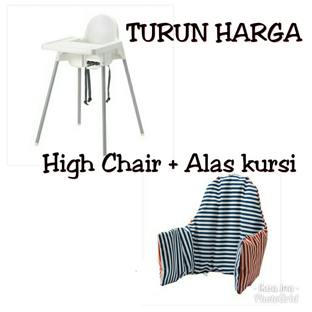 (4 kg) IKEA ANTILOP, ANTILOP IKIEA, HIGH CHAIR ANAK, HIGH